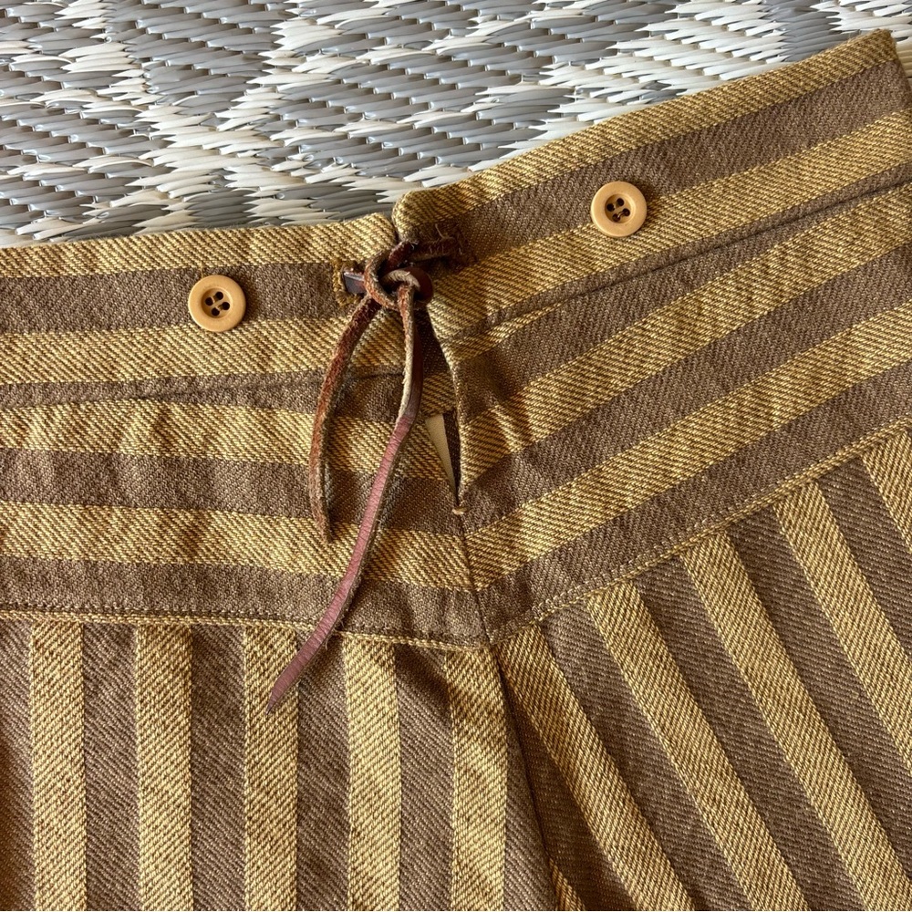 Antique Style Boys Herringbone Wool Trousers Suspender Button Pants Lot Size 7/8 - Picture 6 of 16